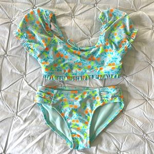 Cat & Jack two piece swimsuit size 5
